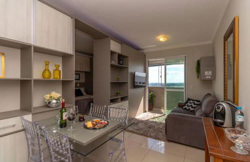 Pôr do sol 18º andar vista da cidade CENTRAL, Garagem NOVO - Foto 1