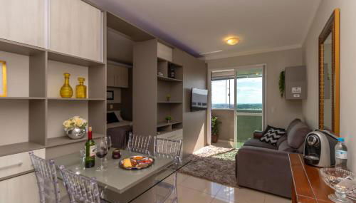 Pôr do sol 18º andar vista da cidade CENTRAL, Garagem NOVO - Foto 1