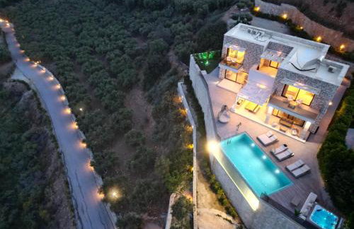 Paleokastro Villas with Private Heated Pool, Top Views - Next To Center - Top WiFi - Photo 7