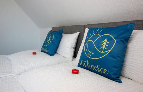 Ferienwohnungen Möhnesee - zentral, stilvoll und ruhig mit Balkon und Boxspringbetten - Foto 51