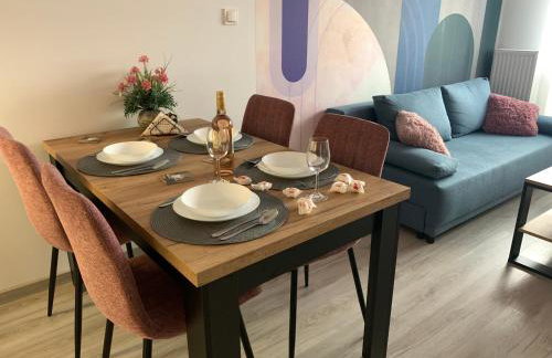 LUX-COMFORT APARTAMENT Klimatyzacja, KOMINEK, Garaż wewn, Balkon od strony ogrodu, Idealna lokalizacja wypadowa, obok sklepy, blisko Galerii Gemini - Foto 4