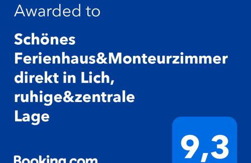 Schönes Ferienhaus&Monteurzimmer direkt in Lich, ruhige&zentrale Lage - Foto 2