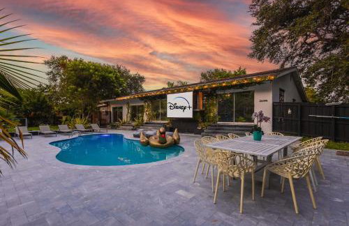 New Villa Jungle Paradise Heated Pool BBQ Soccer - Foto 46