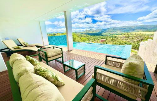 Casa Hari Veadeiros - piscina, ar condicionado e vista maravilhosa! - Foto 16