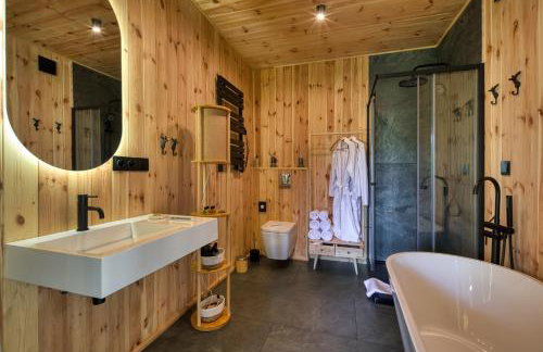 Brown Deer - z Sauną na Tarasie, Jacuzzi i Widokiem na Góry - by Deer Hills Luxury Apartments - Foto 46