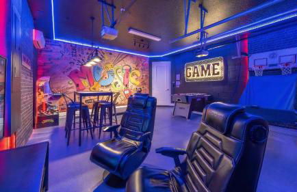 Modern Home Near Disney With Private Pool, Media, Game & Themed Rooms With Waterpark & Resort Access At Encore Resorts Reunion - 384Sf - Foto 25