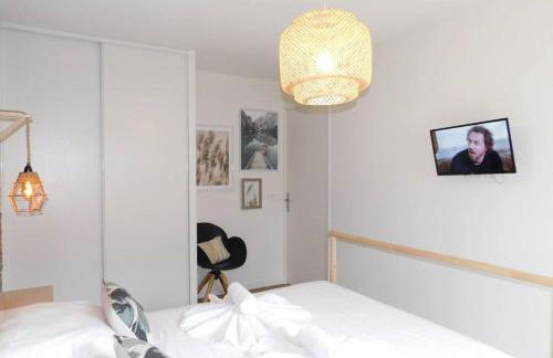 Mandelieu vacances RDC jardin, piscine, parking 2 chambres - Foto 23