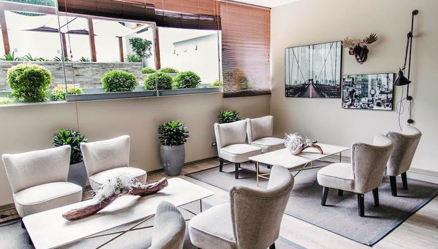 Sala de estar do lobby