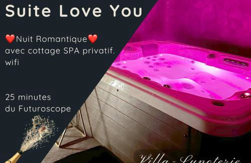 Love You Suite Romantique Spa 25min du futuroscope - Foto 3