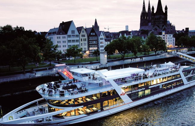 Croisière panoramique en soirée sur le Rhin - Photo 1
