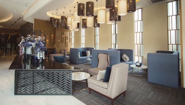 Zona de estar del vestíbulo