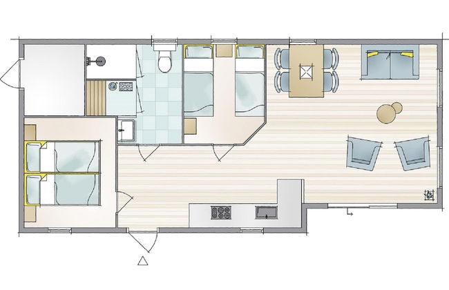 Comfortable Chalet With Dishwasher, in the Texel Dune Areal - Foto 13