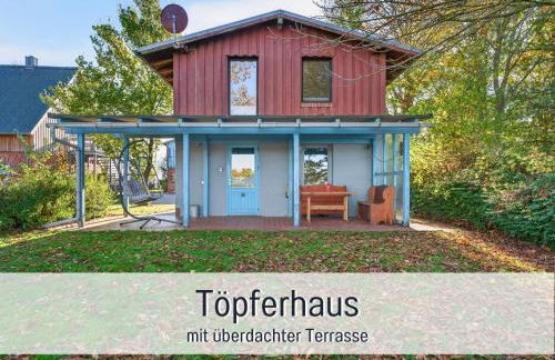 Ferienhaus Töpferhaus - strandnah, haustierfreundlich, Kaminofen, Garten, Platz für 3 Erwachsene, 2 Kinder - Foto 1