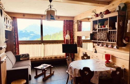 Résidence Les Charmettes - Chaleureux studio pour 3 personnes à Arc 1600, avec vue sur le Mont Blanc et proche des pistes et des commerces MAE-2151 - Foto 7