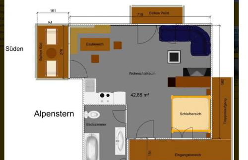 Ferienwohnung Alpenstern - Foto 7