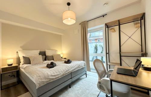 LIVA Stays - Henstedt Ulzburg - Nähe Hamburg & Flughafen - Nähe Bahnhof - Terrasse - Smart-TV - Foto 80