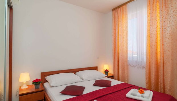 Apartments Island Beat - Two Bedroom Apartment With Balcony and Sea View - Foto 4, Habitación