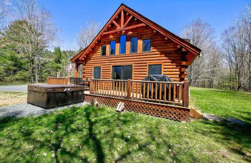 Cozy Log Cabin with Hot Tub 10 Min to Hunter Mtn - Foto 32