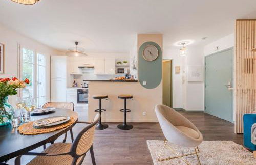 Agapé by Kleidos -Disney à 10min, T2 , 4P, Parking gratuit et terrasse - Foto 13