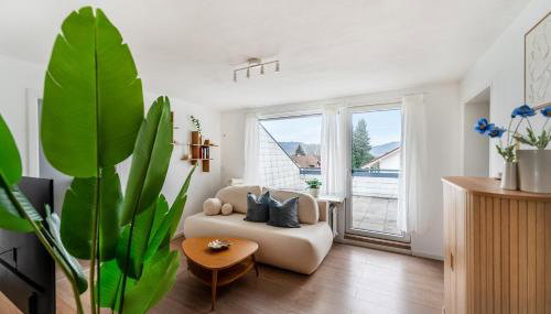 Helles Rooftop Serviced Apartment an der Schweizer Grenze - Foto 3