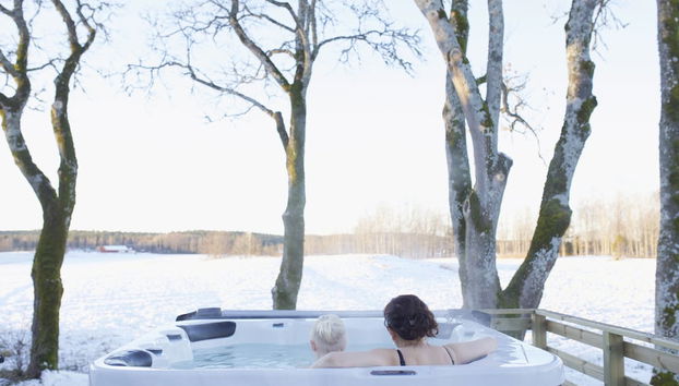 Idromassaggio all'aperto