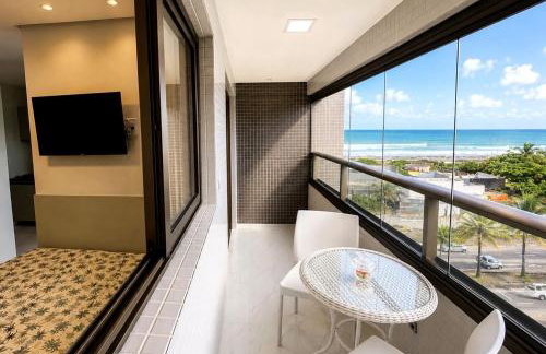 Quarto e sala com vista para o mar - Foto 15