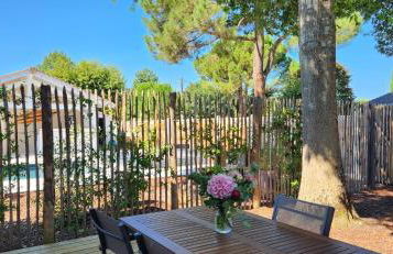 LesOyats33 - Maisonnette avec accès Piscine - Foto 12