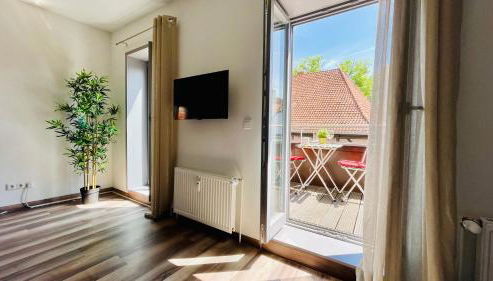 FeWoZauber - Domspatz, 50qm, Top-Lage, Style, Dachterrasse, Business - Foto 3