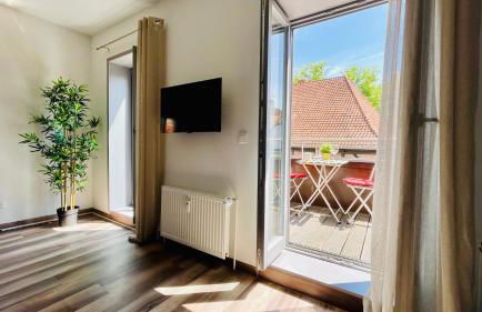 FeWoZauber - Domspatz, 50qm, Top-Lage, Style, Dachterrasse, Business - Foto 3