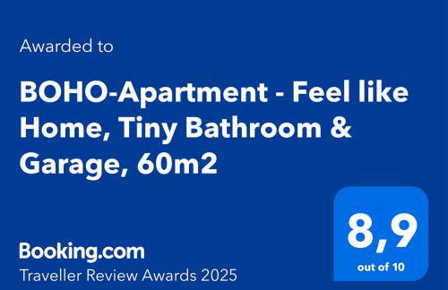 BOHO-Apartment - Feel like Home, Tiny Bathroom & Garage, 60m2 - Foto 7