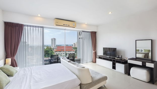 Studio in Chic Condo in Karon A510 - Foto 2, Habitación