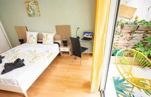 Duplex- T2 Barcelona Pop - Terrasses - Parking - Vue canal - Foto 10