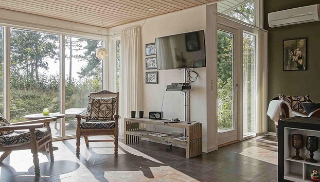 4 Person Holiday Home in Aakirkeby - Foto 5, Zona de estar