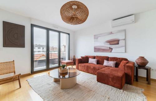 Duplex lumineux avec terrasse Courbevoie - 6P - Foto 8