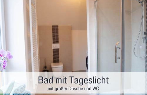 Dahem-Apartments - ruhig Parkplatz Rhein Main Gebiet gut erreichbar - 3 Apartments - barrierefrei mit Garten und Hund auf Anfrage -- 2 SZ Maisonette mit Balkon, -- 2 SZ mit Balkon - Foto 58