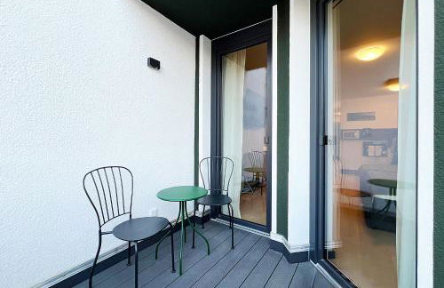 bonquartier Design Apartment mit Balkon, Parkplatz - Foto 15