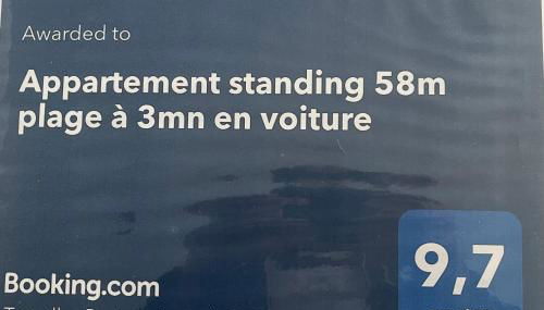 Appartement standing 58m plage à 3mn en voiture - Foto 3