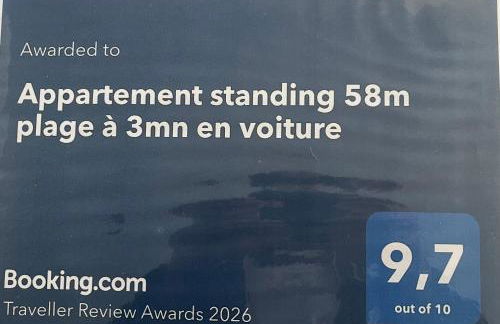Appartement standing 58m plage à 3mn en voiture - Foto 3