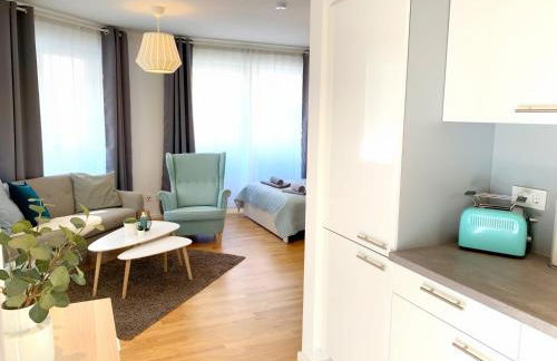 Moderne Ferienwohnung mit bodentiefer Dusche, Waschmaschine und Küche - "Hoffi" - Foto 17