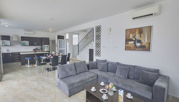 Protaras Pearl Villa Pe15 - Foto 5, Sala de estar