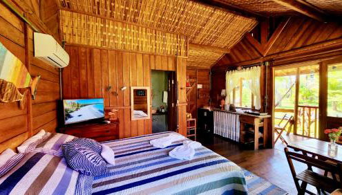 Bangalôs no paraíso, em meio à natureza, a 5 min da praia - Foto 2