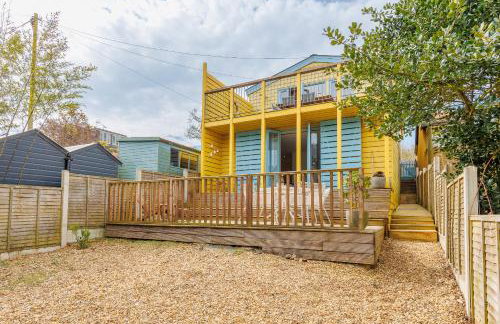 The Deck House - Seafront Upside-Down House with Solent Views, Gurnard - Foto 22