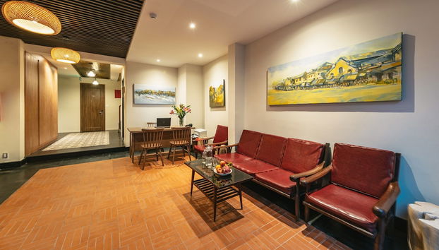 Zona de estar del vestíbulo