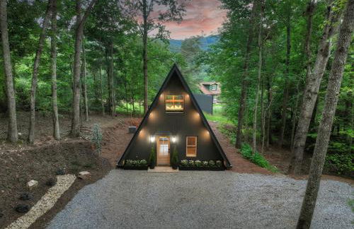 Romantic A-Frame Cabin w Firepit, Patio, Fireplace, Games in Blue Ridge Mountains - Photo 36