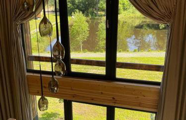 Przystanek Kistówko komfortowe domki z jacuzzi, staw wędkarski, kominek, las, przestrzeń - Foto 17