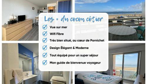 Cocon côtier - Vue sur Mer - Parking - Proche de la Thalasso - Terrasse - Foto 3