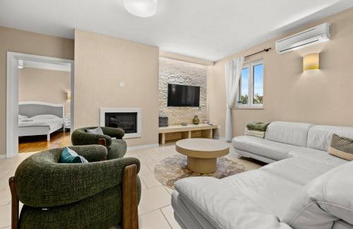 Villa Sterpazzi for 8 people near Poreč with 38 m2 heated pool, sea view & wellness - Foto 13