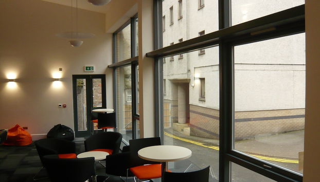 Zona de estar del vestíbulo