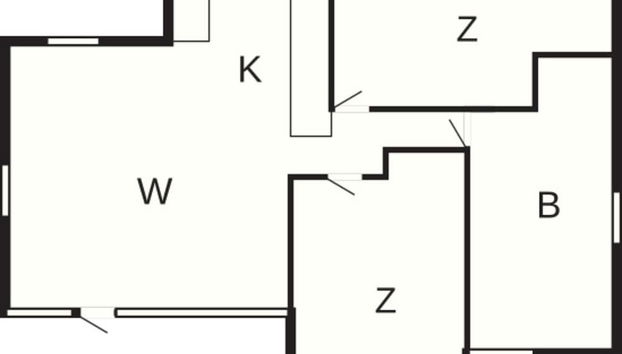 4 Person Holiday Home in Haderslev - Foto 4, Grundriss