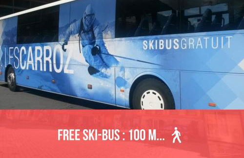 RED APPLE CARROZ Duplex de charme WIFI Parking Balcon TV Ski-Bus - Foto 14